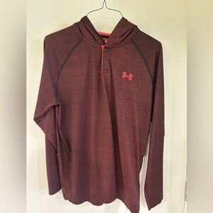 Under Armour Performance Maroon Hoodie
